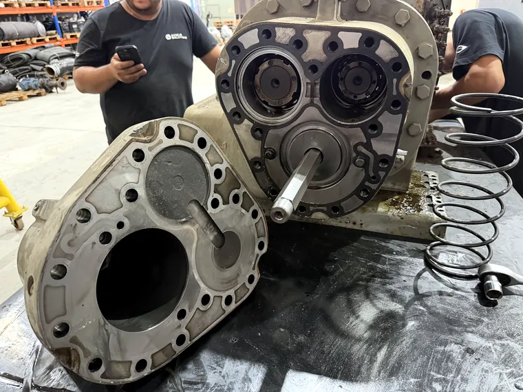 Desmontagem do compressor